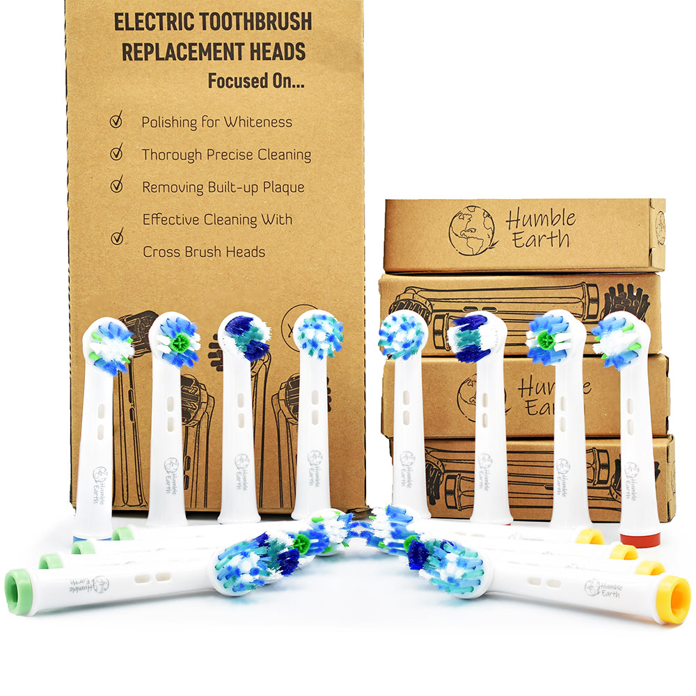 Replacement Heads Compatible With Oral-B* Electric Toothbrush - 16 Pack - 4 Types